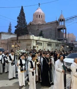 Christians in Qamishli Good Friday